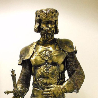 Medieval Knight Living Statue