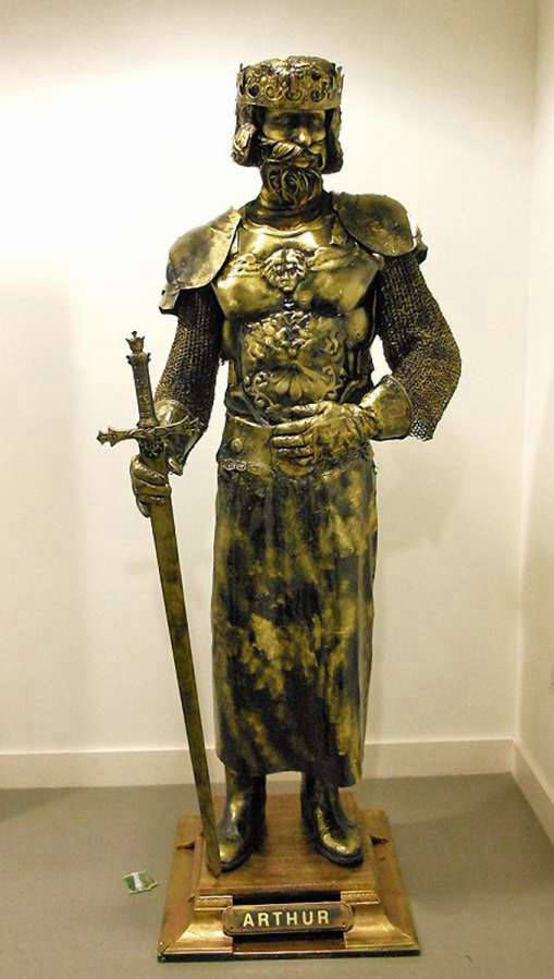 King Arthur Human Statue