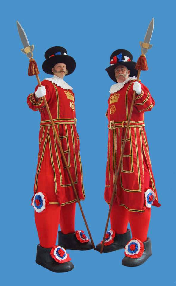 Beefeater Stilt Walkers