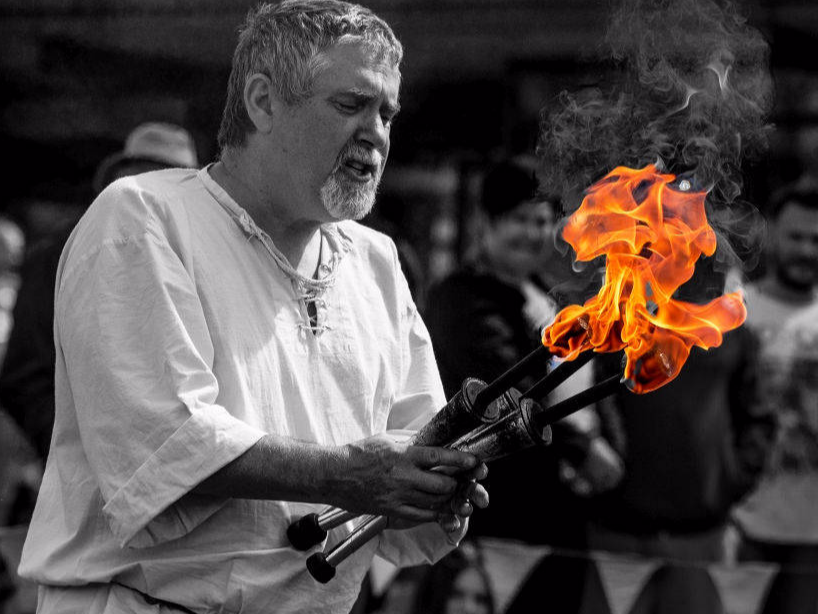 Jester Fire Performer