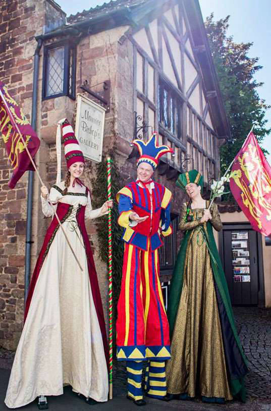 Medieval Stilt Walkers